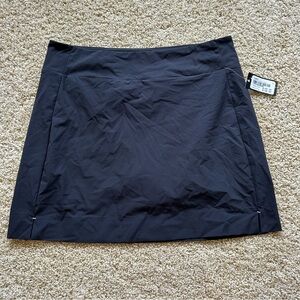 Golftini Black Be An Athlete Skort Size XL Long 17”